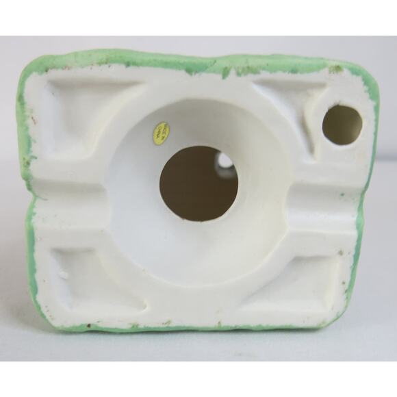 Vintage EASTER VILLAGE Bakery Ceramic House Light Up* 4"x5" Pink Purple 1980's - Picture 8 of 11